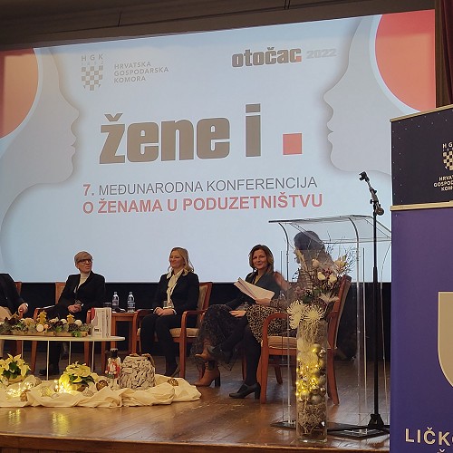 VE Lički Medvjed supported the conference 'Women and the Dot'